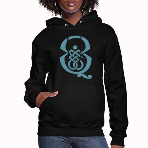 qcpb blue logo - Women's Hoodie