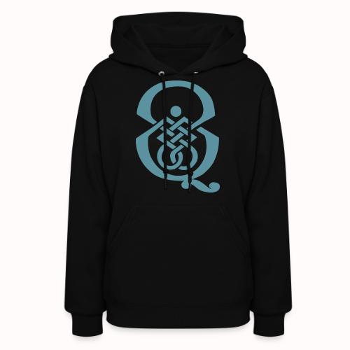 qcpb blue logo - Women's Hoodie