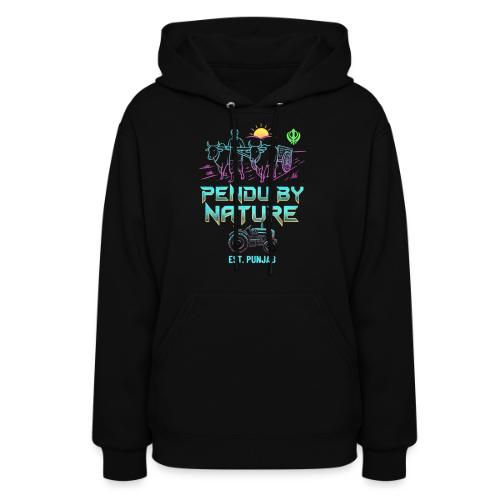 Pendu By Nature, Est. Punjab: Cyber Punk Style - Women's Hoodie