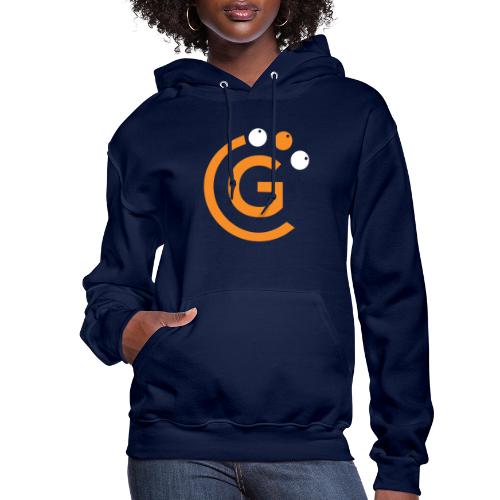 G Logo, White - Women's Hoodie