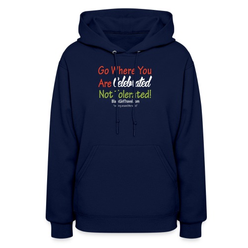Plain celebrated WhiteText png - Women's Hoodie