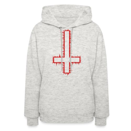 Inverted Cross - Women's Hoodie