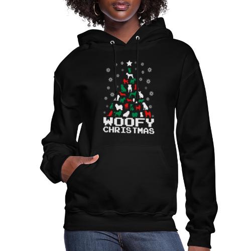 Woofy Christmas Tree - Women's Hoodie