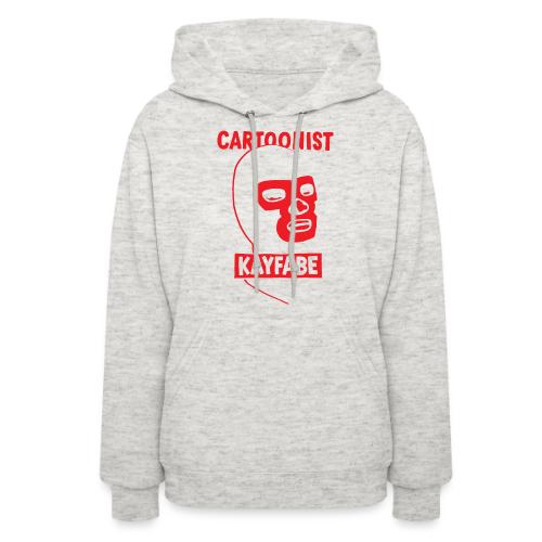 Cartoonist Kayfabe Wrestling Mask - Women's Hoodie