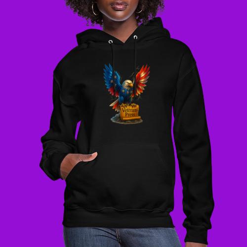 Veterans Press & Bald Eagle Flag 2 Print Set - Women's Hoodie
