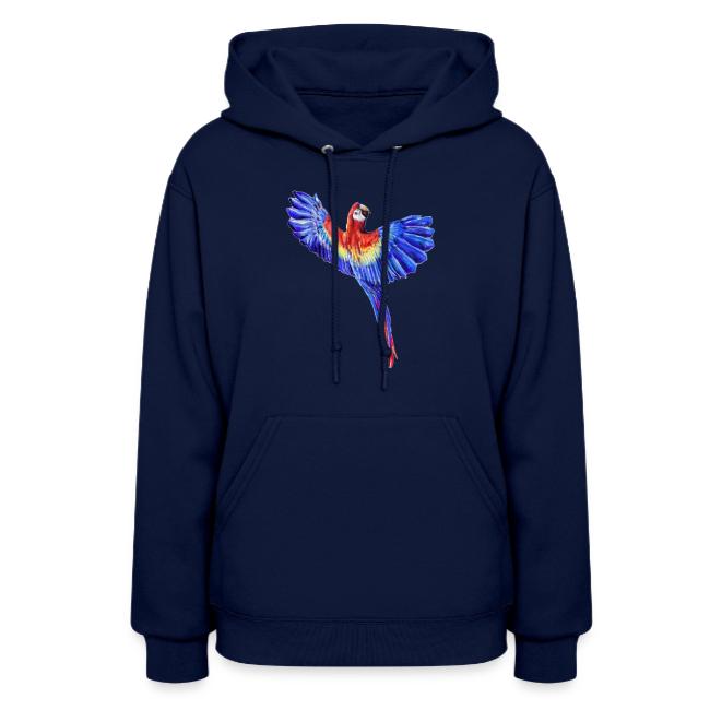 Scarlet macaw parrot