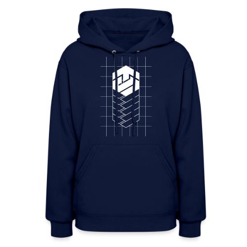Tech Steve White V-Groved Collection - Women's Hoodie