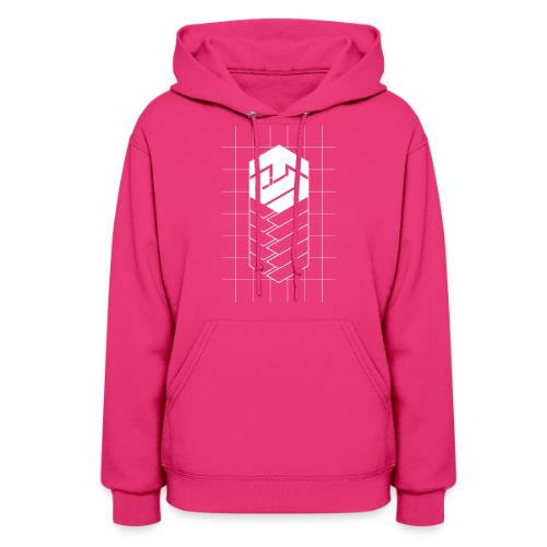 Tech Steve White V-Groved Collection - Women's Hoodie
