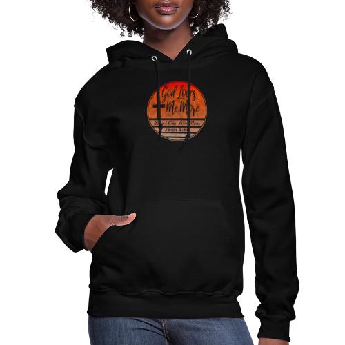 God Loves Me More Shirt – John 3:16 Christian - Women's Hoodie