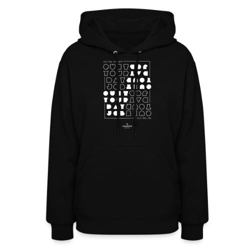 Quit upside white - Women's Hoodie