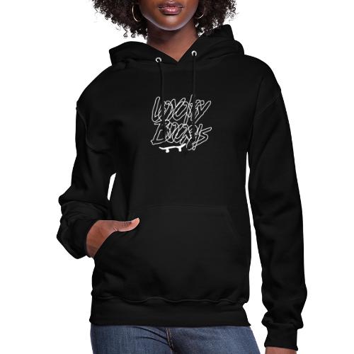Loyalty Boards White Font With Board - Women's Hoodie