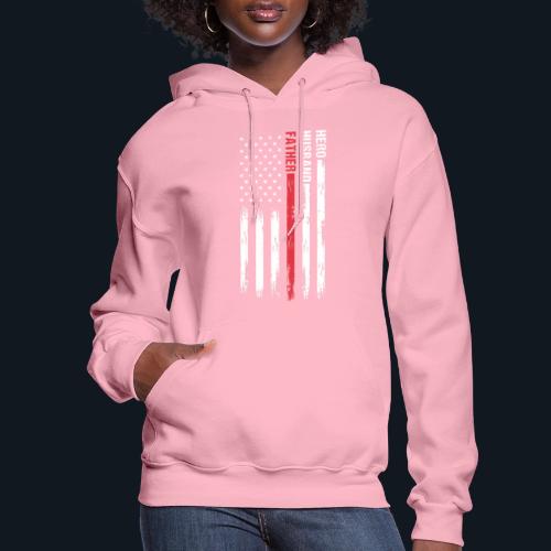 American Best Dad Hero Husband Father - Women's Hoodie
