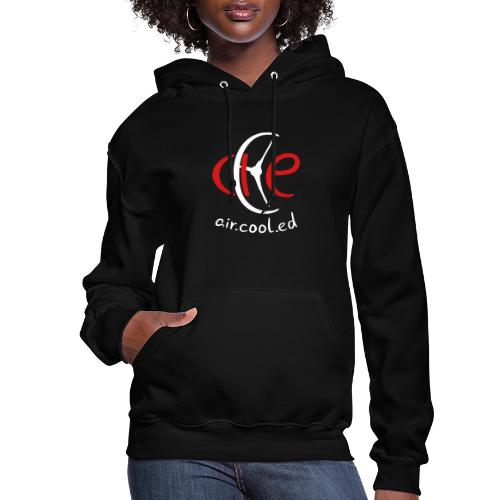 Black air.cool.ed Logo shirt - Women's Hoodie