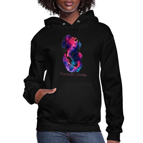 Forever Love-Vibrant Watercolor Mother-Child - Women's Hoodie