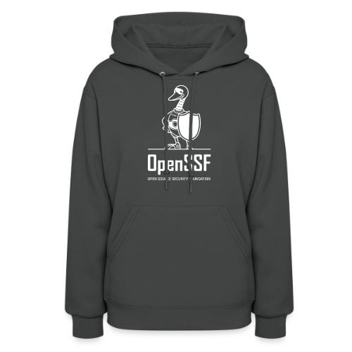 OpenSSF tall white logo - Women's Hoodie