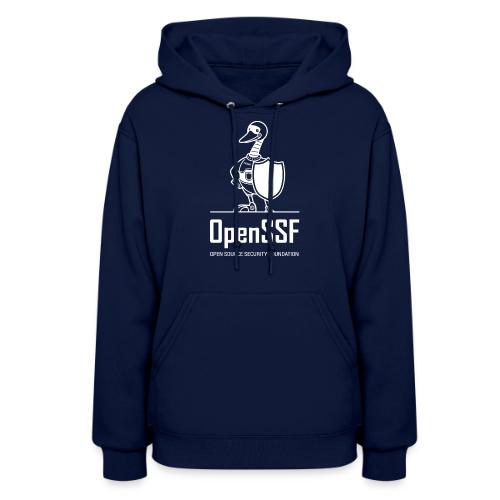 OpenSSF tall white logo - Women's Hoodie