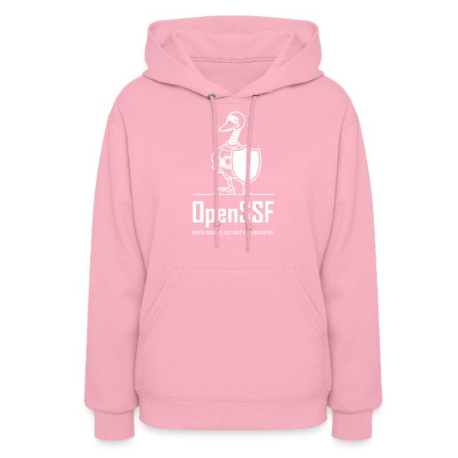 OpenSSF tall white logo