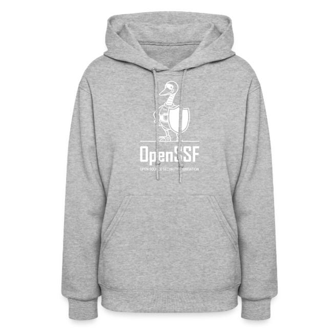 OpenSSF tall white logo