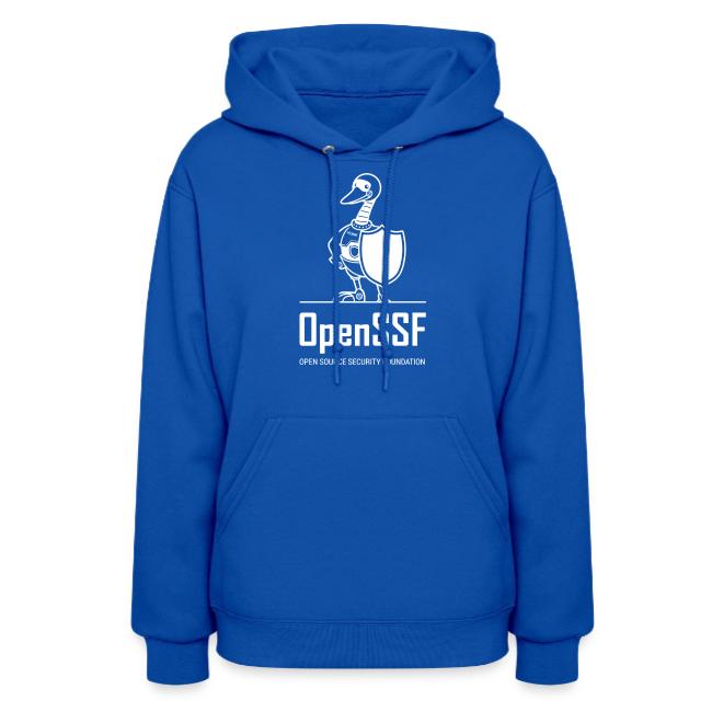 OpenSSF tall white logo