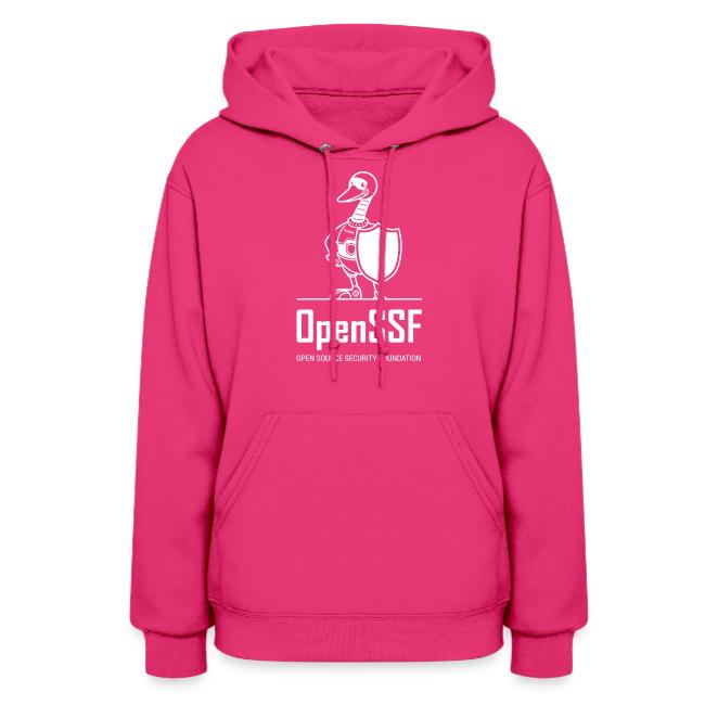 OpenSSF tall white logo
