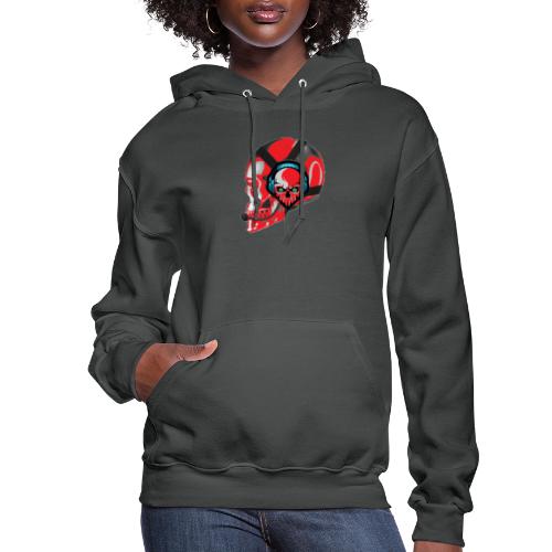 red head gaming logo no background transparent - Women's Hoodie