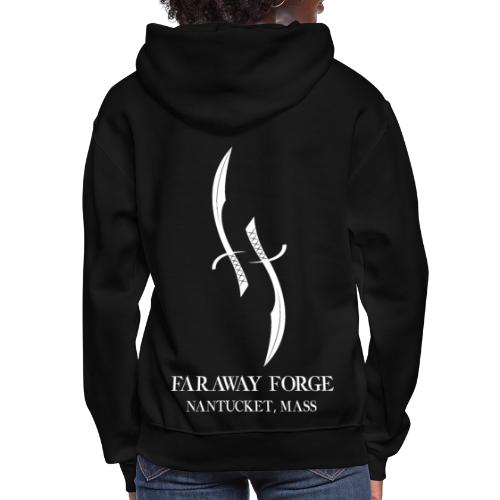 Faraway Forge BIG logo - Black - Women's Hoodie