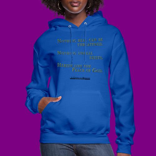Peace of God - A Course in Miracles - Women's Hoodie