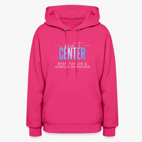 Back to Center Title White - Women's Hoodie