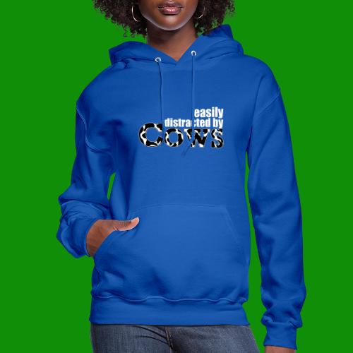 Easily Distracted by Cows - Women's Hoodie