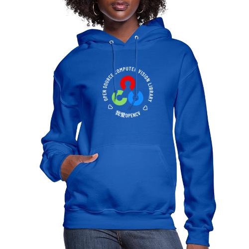 我爱OPENCV (Light Logo) - Women's Hoodie