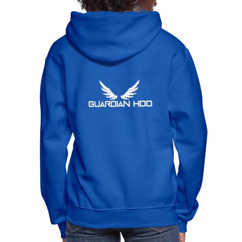GUARDIAN HDD white fonts - Women's Hoodie