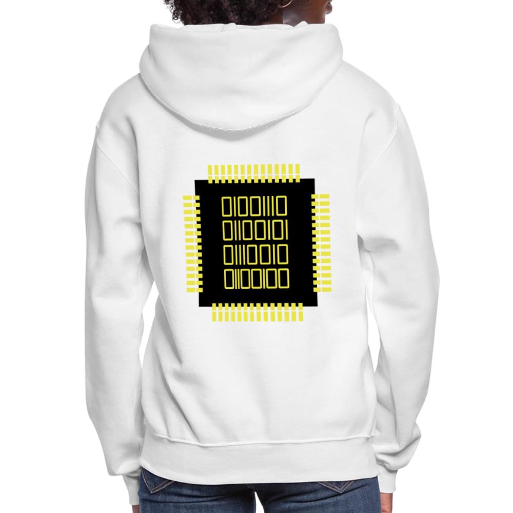Nerd - Binär - SoC - Women's Hoodie white