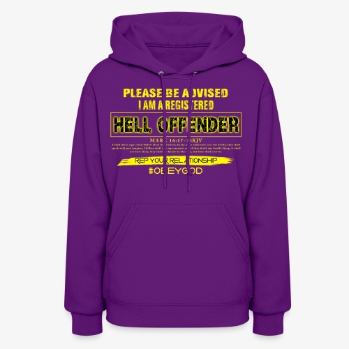 Registered Hell Offender! - Women's Hoodie