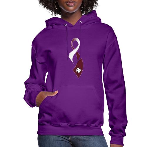 TB Head and Neck Cancer Awareness Ribbon - Women's Hoodie
