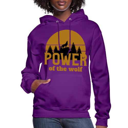 Power Of The Wolf - Women's Hoodie