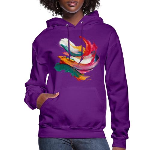 Colorful brushstrokes - Women's Hoodie