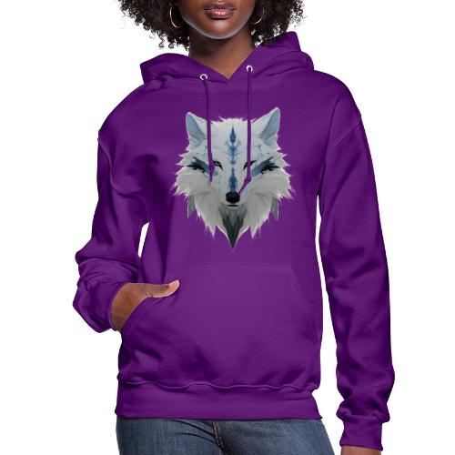 Ivory Grace Wolf - Women's Hoodie