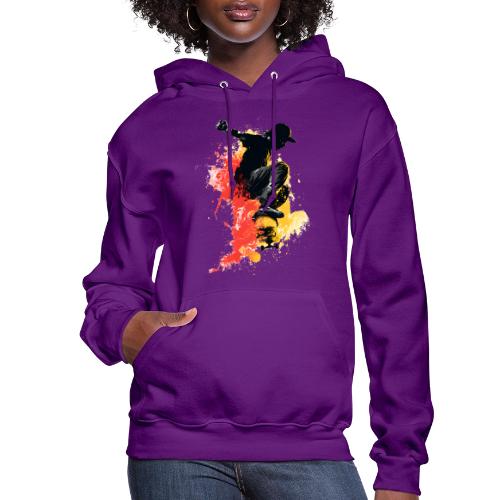 Skateboarding: Splash of Motion - Women's Hoodie