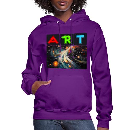 Swirls of Colorful Art - Women's Hoodie