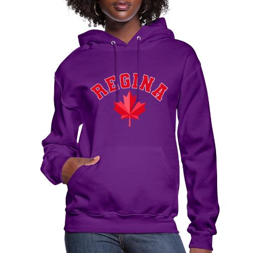 Regina with maple leaf - Women's Hoodie