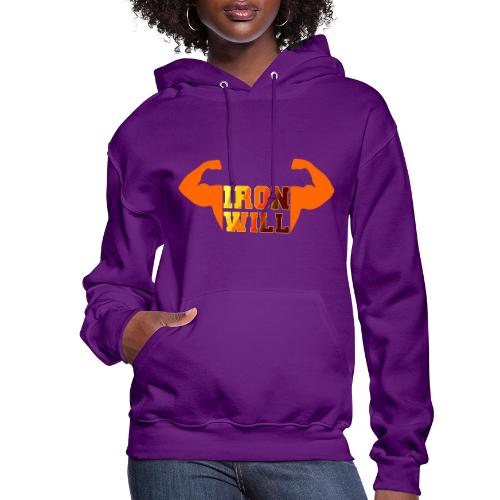 Bodybuilding: Iron Will Power - Women's Hoodie