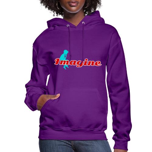 Imagine – Inspire Creativity & Dreams - Women's Hoodie