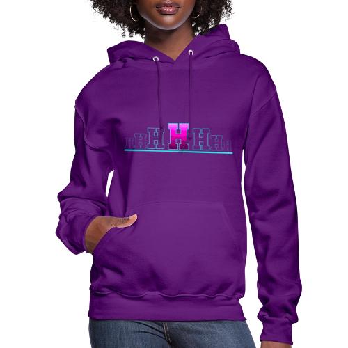 Letter H – Capital Varsity Alphabet Monogram - Women's Hoodie