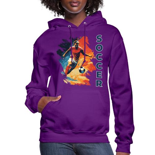 Soccer Action Pulse - Women's Hoodie