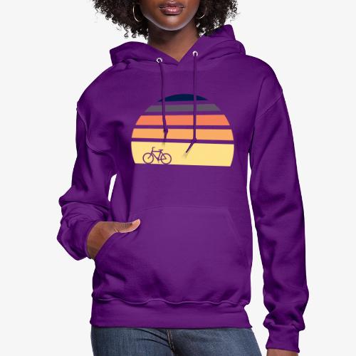 Bicycle Sunset - Women's Hoodie
