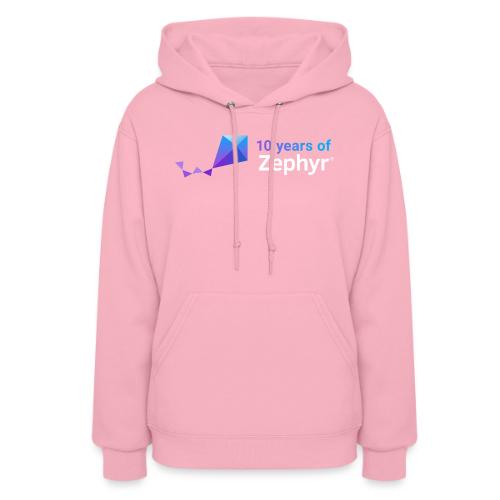 Zephyr 10th Anniversary Horizontal Color Reversed - Women's Hoodie