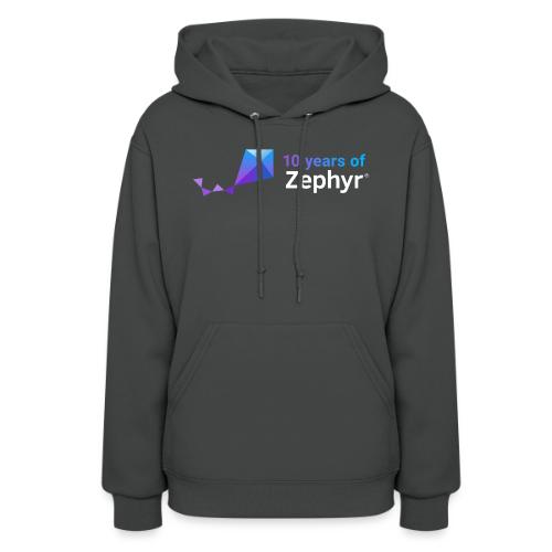 Zephyr 10th Anniversary Horizontal Color Reversed - Women's Hoodie