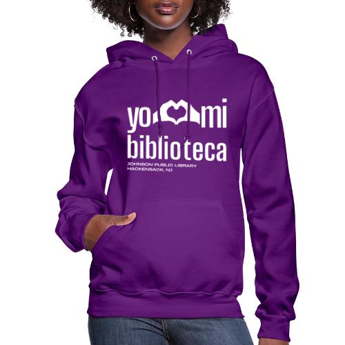 Yo Amo Mi Biblioteca (White) - Women's Hoodie