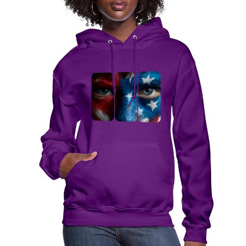 USA: Painted for the Flag - Women's Hoodie