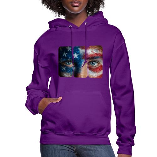 USA: Stars in Her Eyes - Women's Hoodie